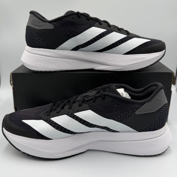 Adidas Adizero SL2 Running Shoes Sneakers JQ0354 Black White Men’s Size 7 main image 6